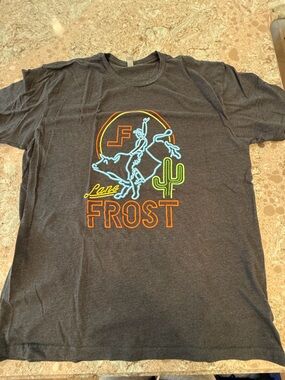 Men’s Size XL Lane Frost Graphic Tee - Neon Desert Design